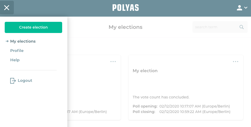 Access your election to see the voter turnout in the online voting manager Access your election to see the voter turnout in the online voting manager