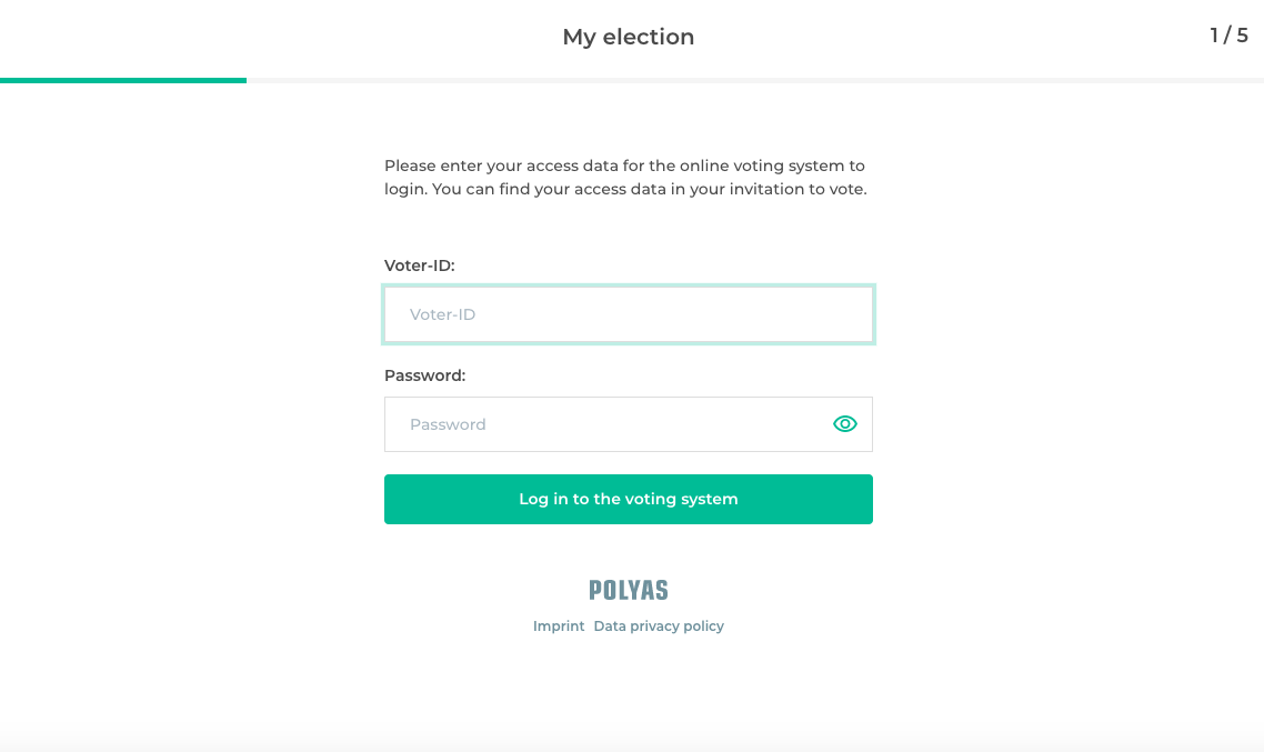 Cast your vote with a mouse click Cast your vote with a mouse click