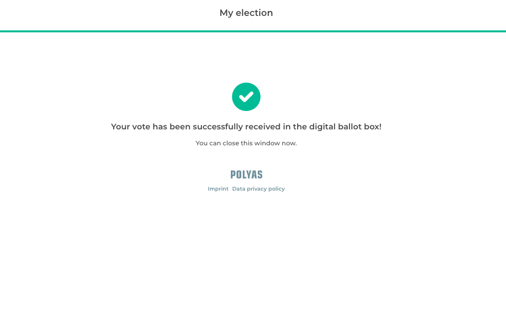 Everything online: Voting information and voting Everything online: Voting information and voting